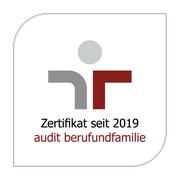 Logo Zertifikat seit 2019: audit berufundfamilie