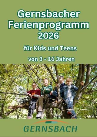 Ferienprogramm Programmbroschüre Ferienprogramm