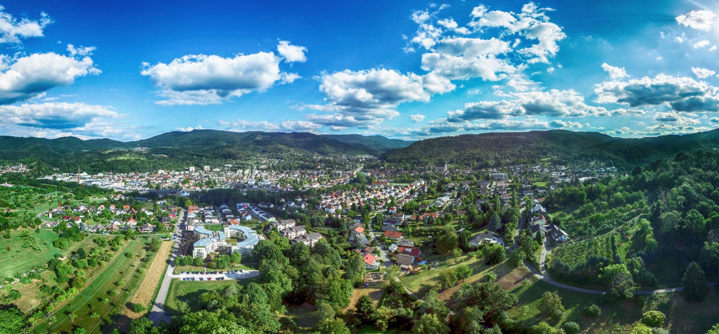 Luftaufnahme von Gernsbach - (c) compusign.de