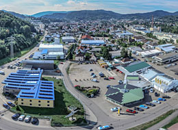 Gewerbegebietes Hillau - Foto: compusign.de Luftbild des Gewerbegebietes Hillau