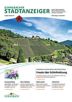 Titelseite eines Stadtanzeigers