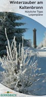 Titelseite Faltblatt Winterzauber am Kaltenbronn